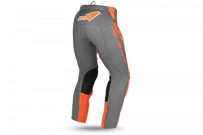 Ufo Pantaloni Da Moto Grigio/arancio Unisex